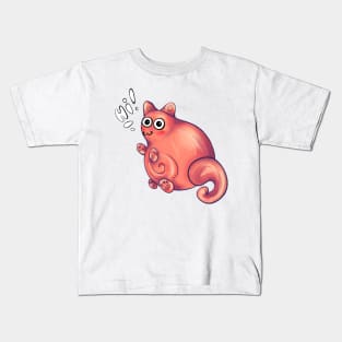 Cat says hi Kids T-Shirt